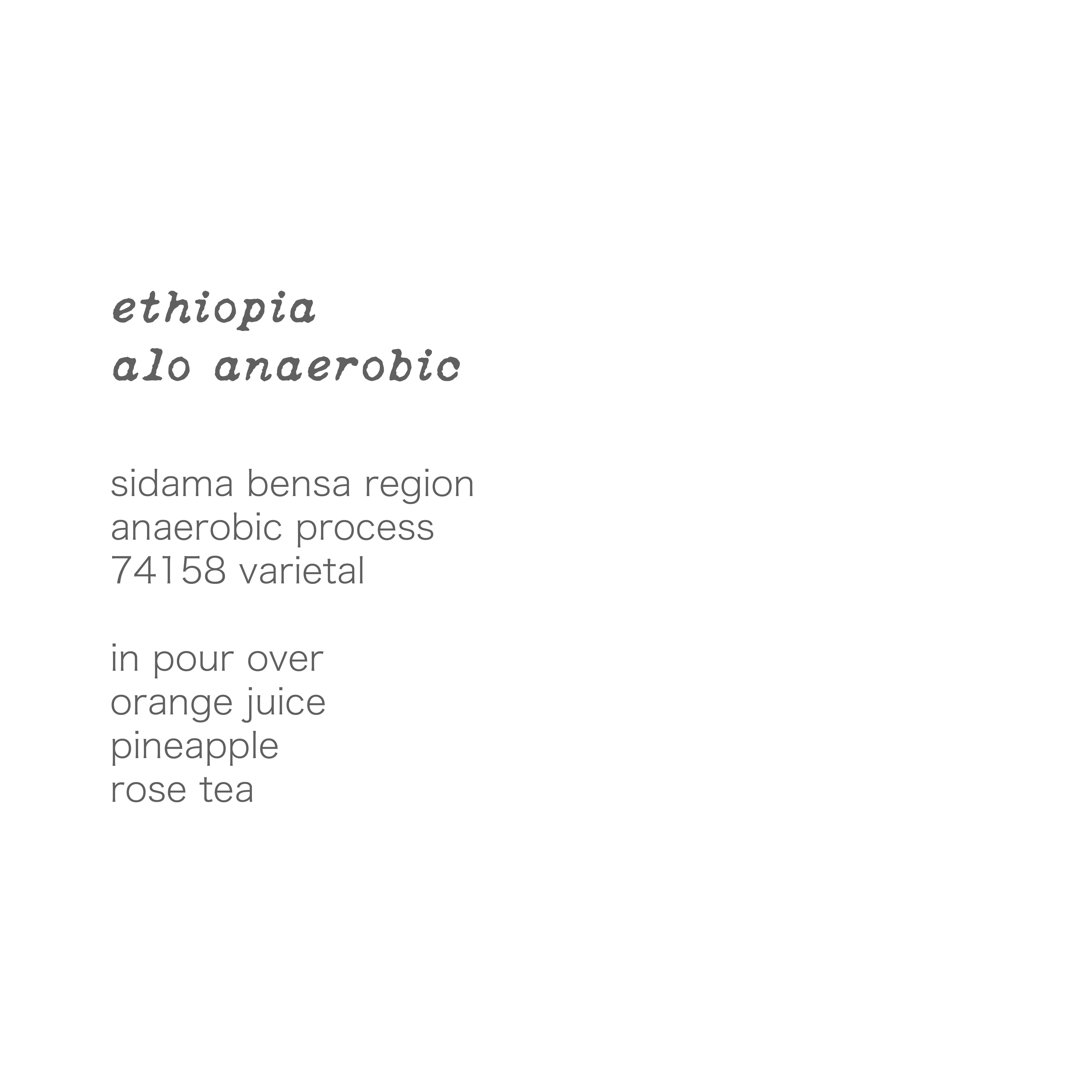 ethiopia alo anaerobic