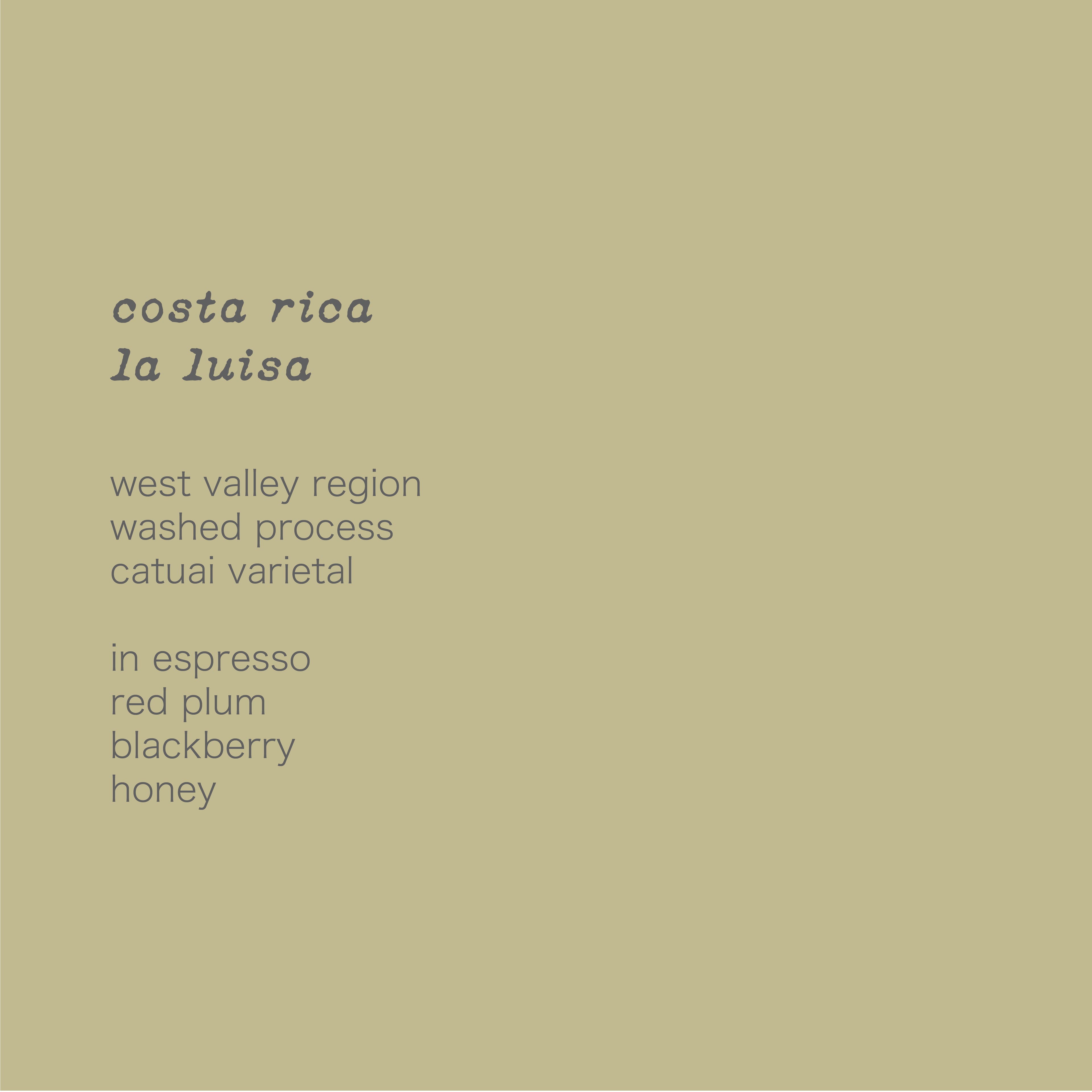 costa rica la luisa