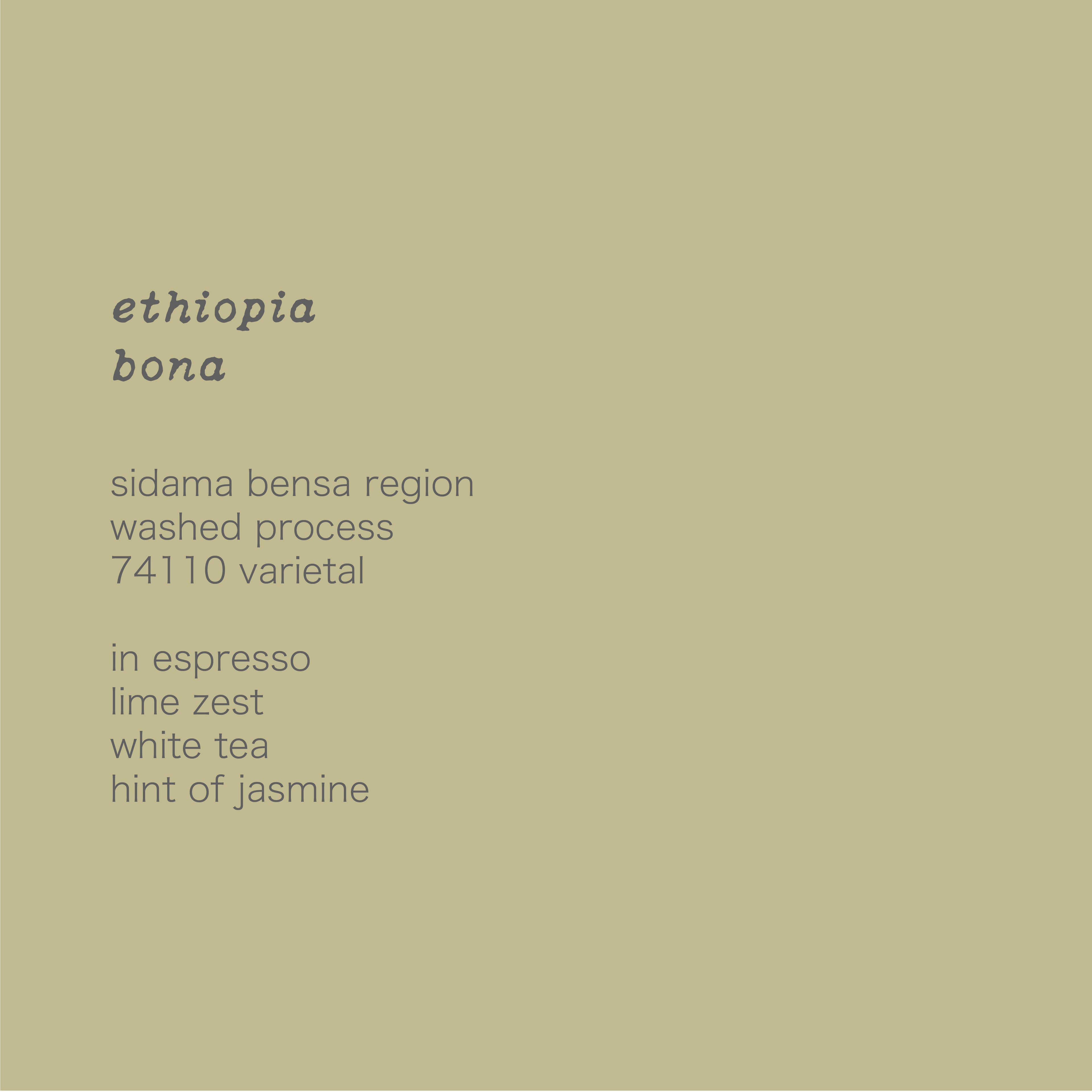 ethiopia bona