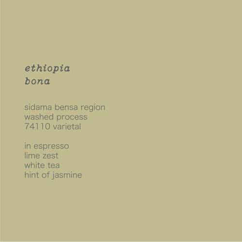 ethiopia bona