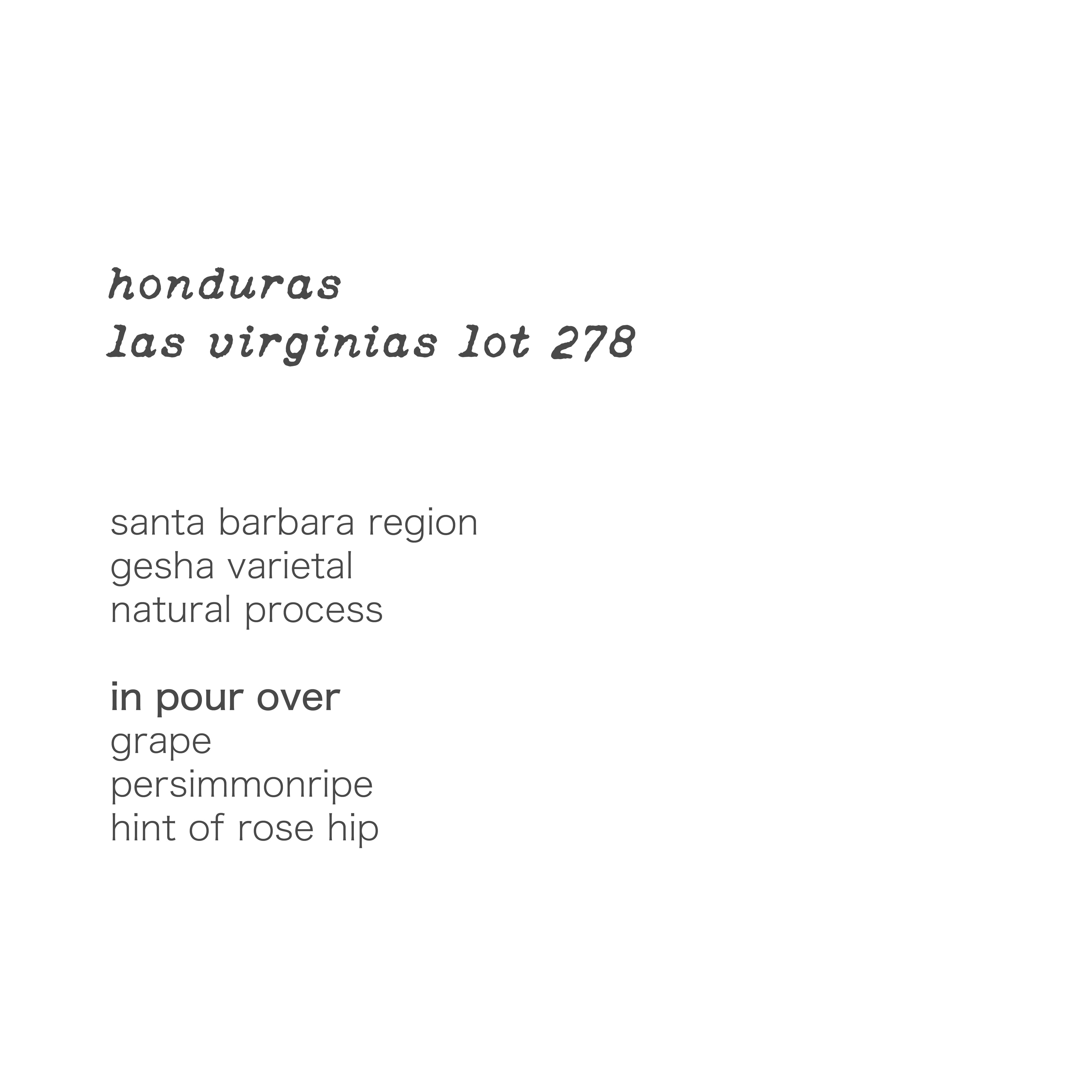 honduras las virginias lot 278